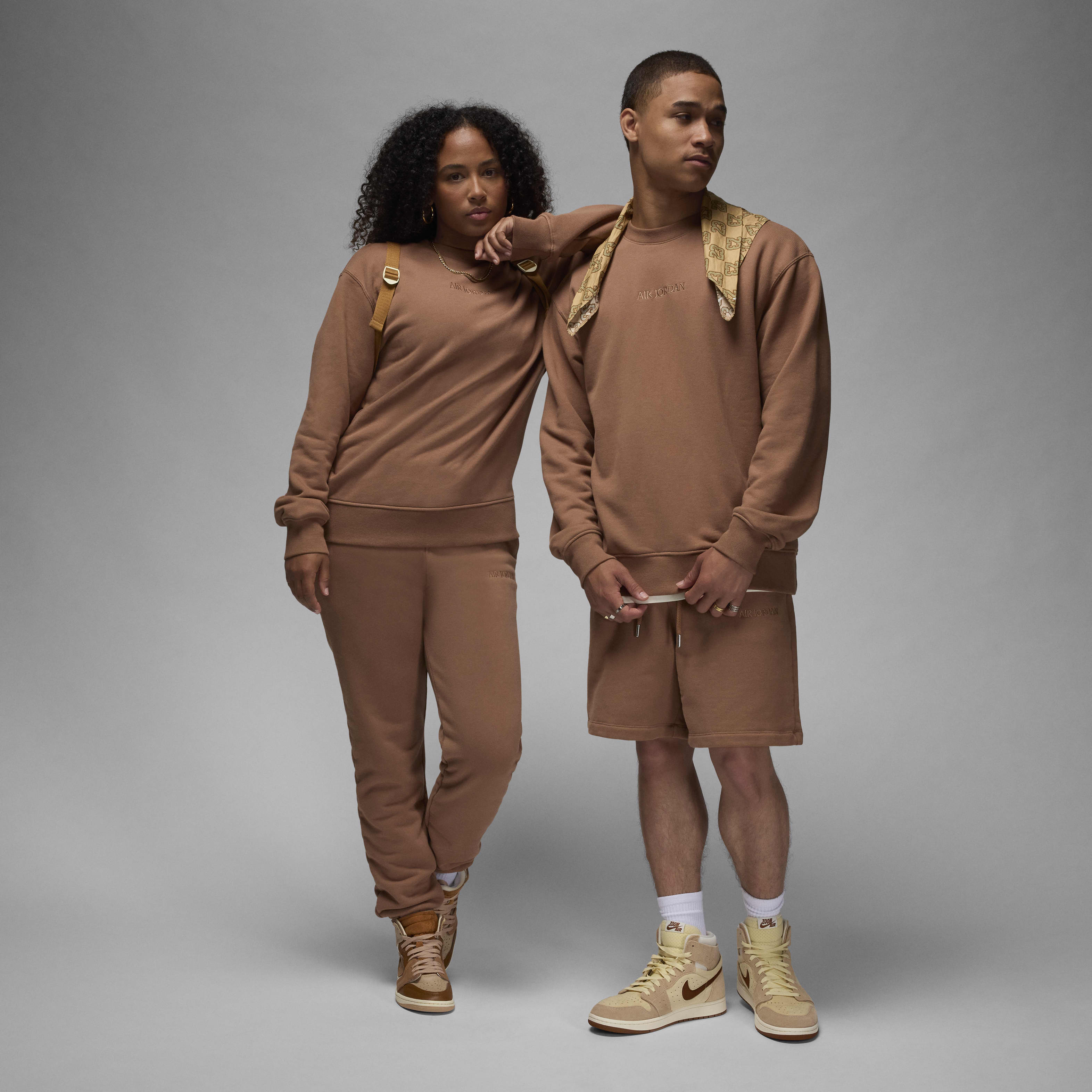 Nike Air Jordan Wordmark Men's Fleece Crew-Neck Sweatshirt | King's Cross